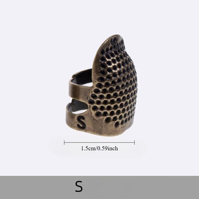 10pcs Retro Finger Protector Antique Thimble Ring Needle Thimble Needles Craft DIY Household Sewing Tools Accessories