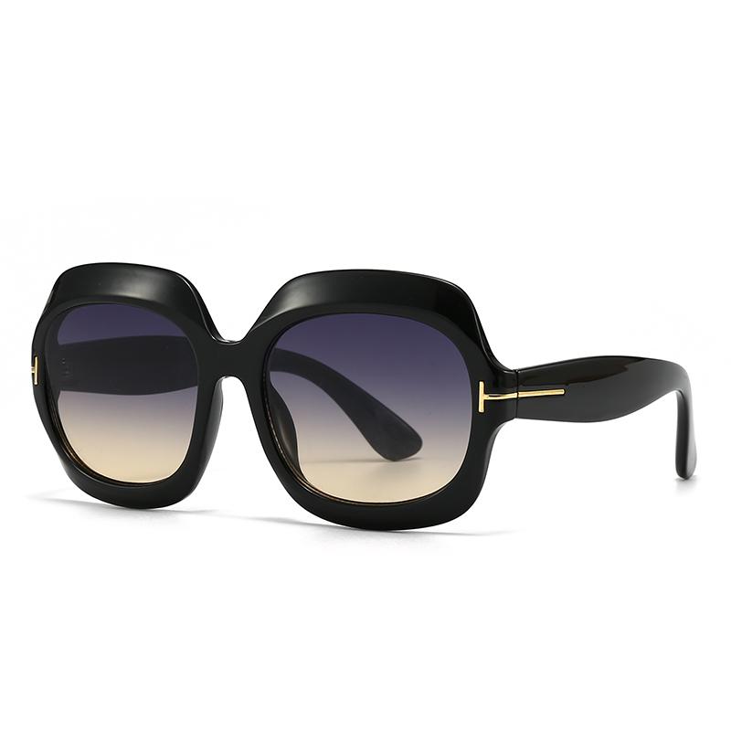 European And American New  Exclusive Hot Style Modern Retro Large Frame Sunglasses Trendy Street Style Sunglasses
