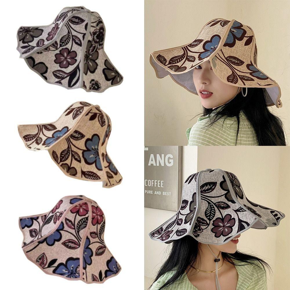 

Sun Protection Sun Hats Wide Brim Panama Hat Fashion Sun Cap Women рожевий