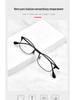 Ultra-lightweight Semi-Titanium Browline Square Eyeglass Frame for Business Fashion JP022