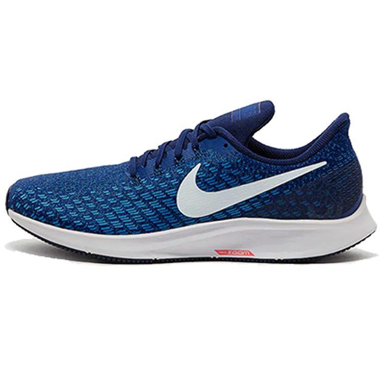 Nike Pegasus 35 Lace Up Slip Resistant Lightweight Non slip Lightweight Low top Running Shoes Men's Blue 942851-404