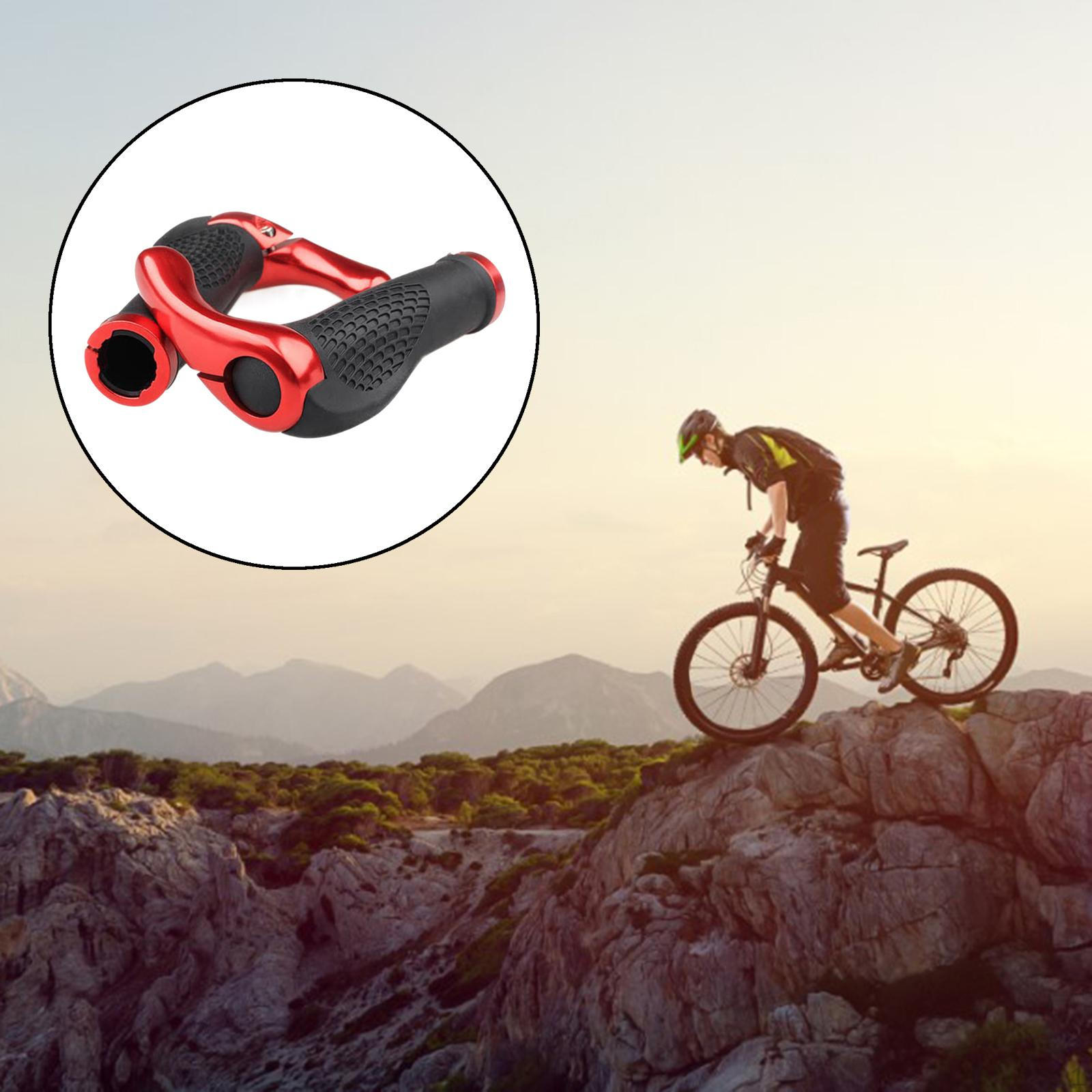 Замок на руль Велосипедный замок-балка Заглушки на концы руля Алюминиевый сплав Резина Противоскользящие части руля велосипеда