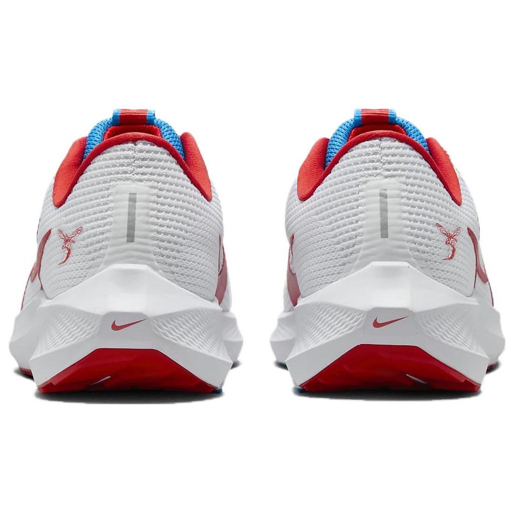 Nike Air Zoom Pegasus 40 Delaware State Men Sneakers White Blue-Glow Pimento DZ5955-100