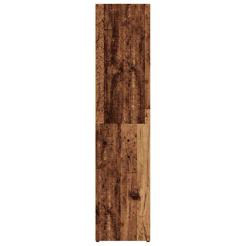 Bookshelf Vintage Wood Look 66 x 30 x 130 cm Engineered Wood