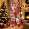 Men's Sleep Pants with Christmas Print, Cozy Casual Pajama Bottoms for Winter
