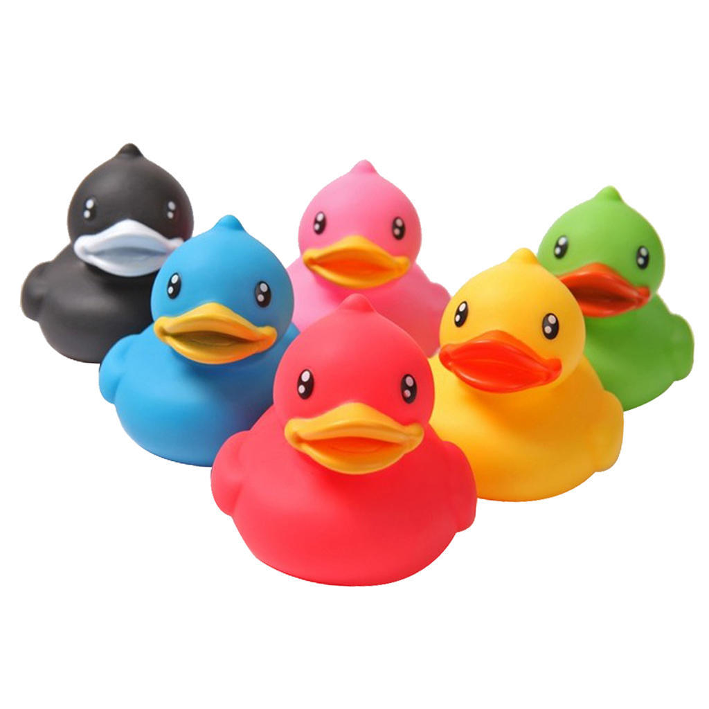 6pcs Caoutchouc Squeeze Sound Canards Qui Grince Enfants Amusant Jouet Bebe Canard De Bain Faire Des Achats En Ligne A Bas Prix Sur Joom