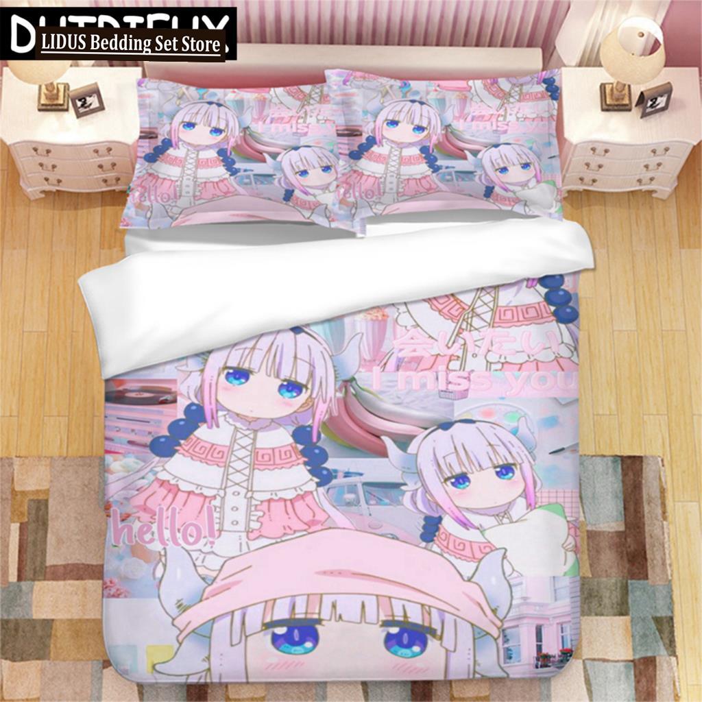 Japanese Anime KannaKamui 3D Printed Bedding Set Duvet Covers Pillowcases Comforter Bedding Set Bedclothes Duvet Cover 01