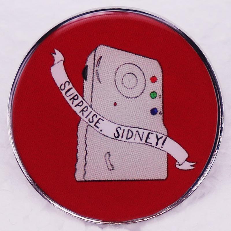 Horror Movie Scream Dialogue Brooch