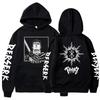 Berserk Guts Hoodies Men Women Graphic Print Autumn Winter Fleece Streetwear Tops