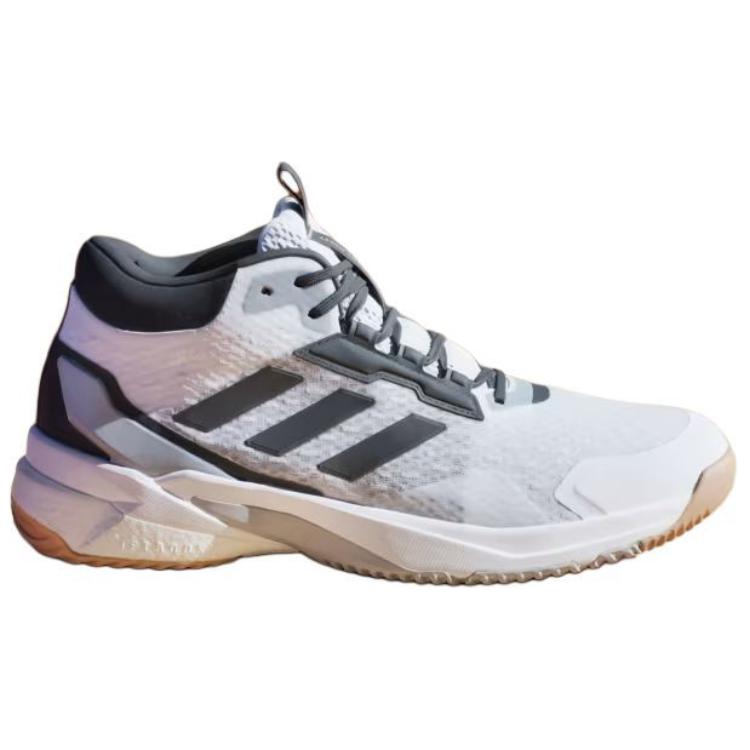 New Adidas Crazyflight 5 Mid Indoor Cloud White Core Black Grey Two IH7720