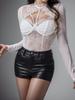 Sexy Lace-Stitched Shaping Jumpsuit with Removable Chest Pad - European & American Fashion Top