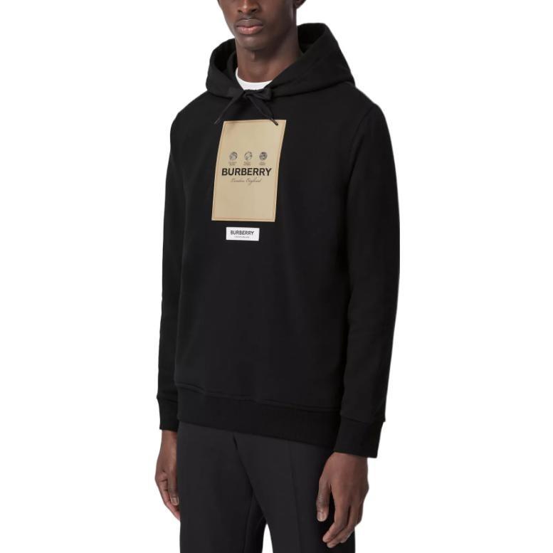 Burberry Owie Label Logo Hoodie 80571001