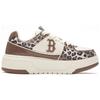 MLB Scarpe da Skateboard Unisex a Taglio Basso, Antiscivolo, Resistenti all'Abrasione, Colore Bianco Marrone 3ASXCLE4N-43BGS