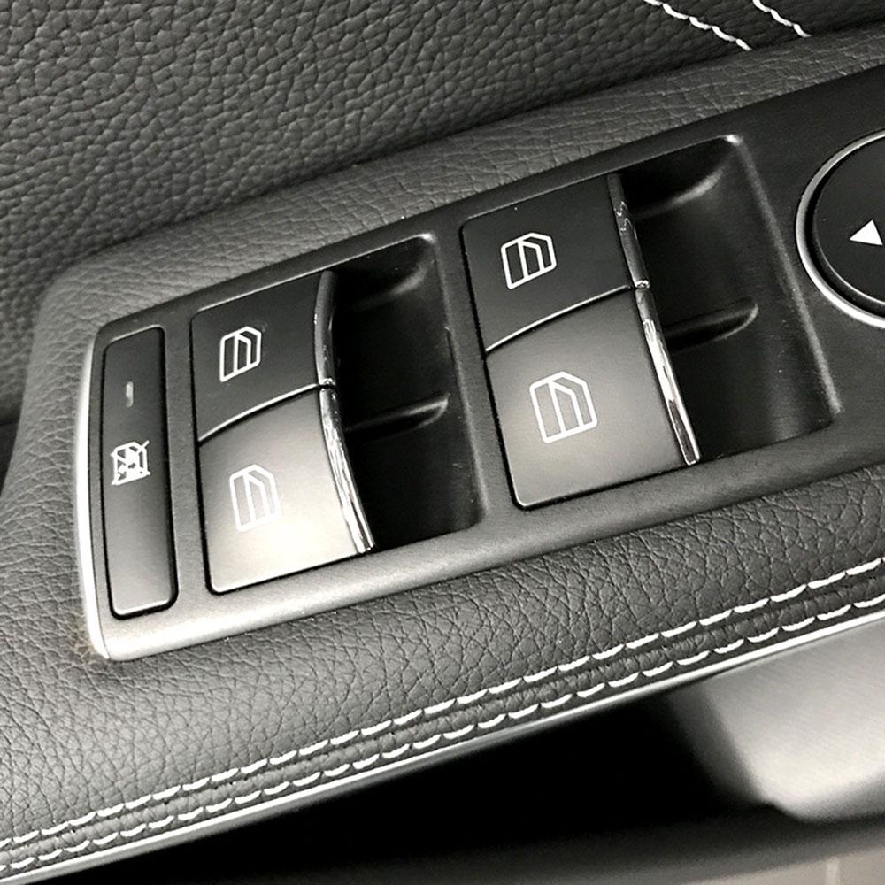 For Mercedes Benz W212 W166 W204 E/C/GLK/ML/GL Class Door Lift Button Stickers For Mercedes Benz W212 W166 W204 E/C/GLK/ML/GL Class Door Lift Button Stickers