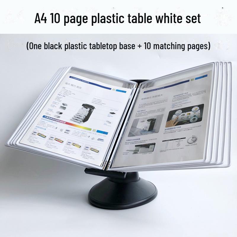 

Папка-витрина формата А4 на 10 страниц для рекламной продукции и презентации данных