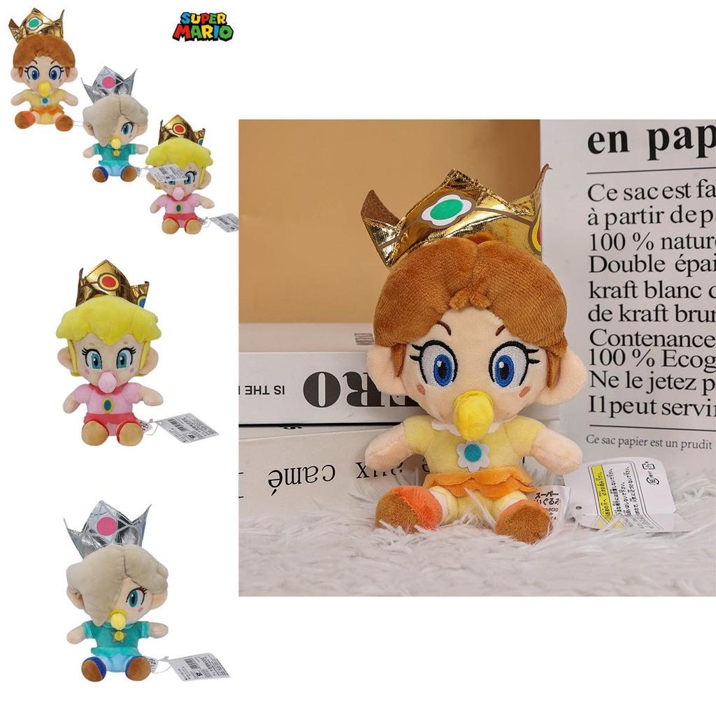 6-inch Small Mario Princess Baby Plush Doll Soft And Cuddly Toy For Kids And Collectors Cartoon Character Inspired