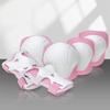 Kids Junior Protective Gear Kids Knee Elbow Pads and Wrist Guards for Skateboarding and Size Pink and Black [lulubelle] 6-Piece Set, Cycling, S,