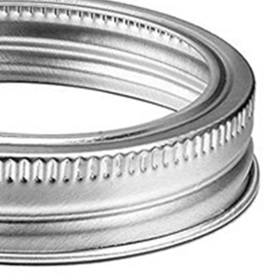 1 Set Blumenglasdeckel Hohe Haltbarkeit Rostfreies Metall Blumeneinsatz Einmachgitter Mason Jar Deckelzubehör für Zuhause