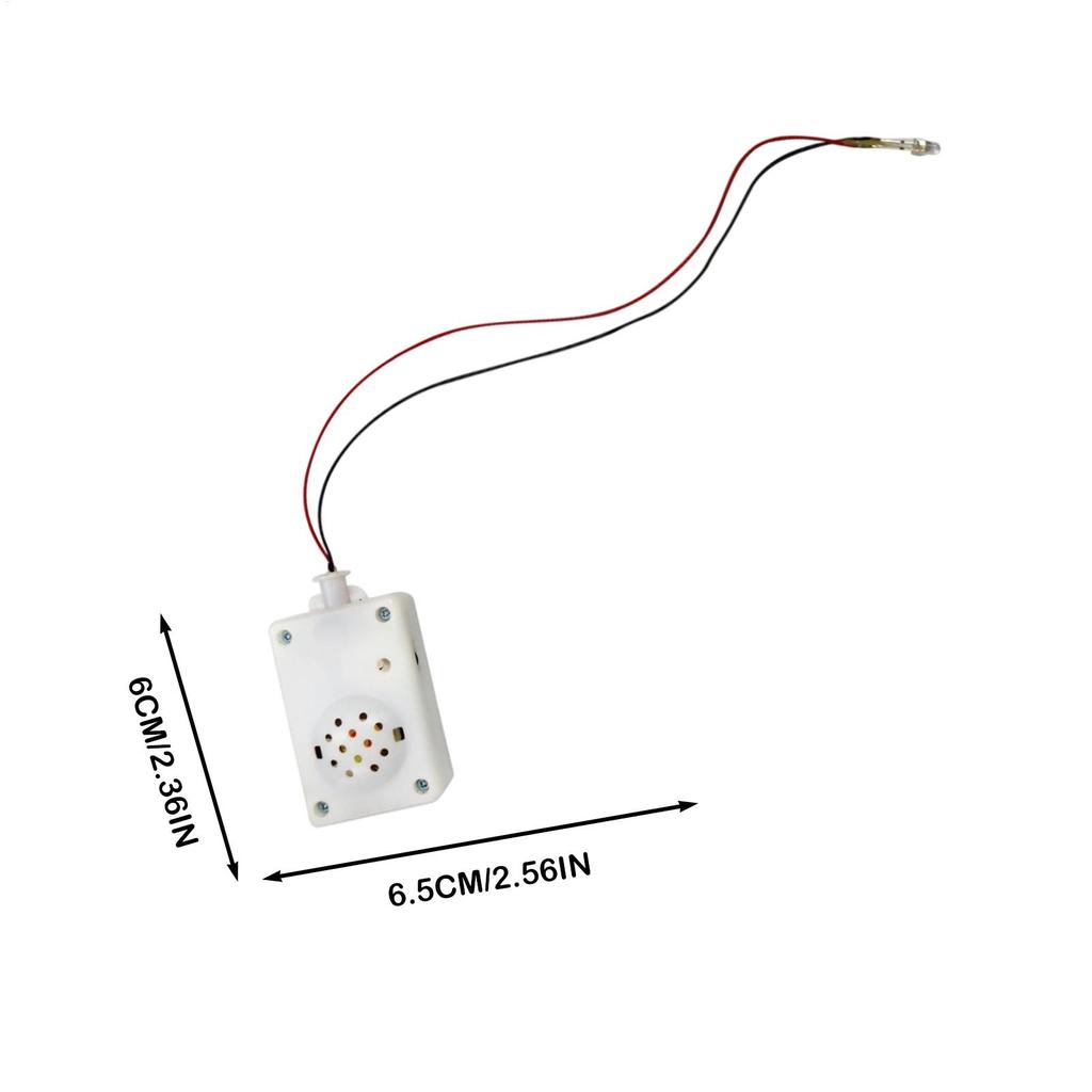 Voice Activated Ghost with Screaming Sound & LED Light, Motion Sensor Halloween Props for Haunted House, Party, Escape Room