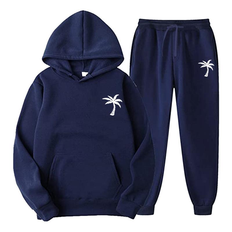 Unisex Sports Clothing New Fashion Popular Hooded Sweatshirt Adults Set