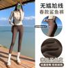 Nylon Spade Shark Pants Wear Thin High Waist Belly Tight Hip Lift Thin Yoga Pants Women's Small Feet Barbie Pants