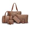 Multi-piece new pu fashion mother and child bag six-piece set portable shoulder messenger women's bag