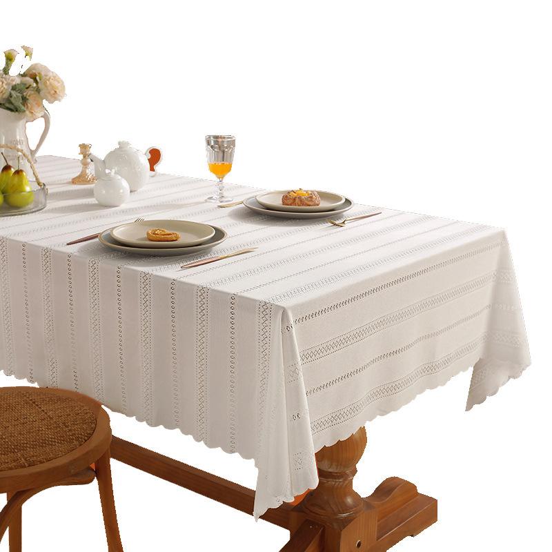 Chenier Tablecloth European Simple Hollow Decorative Table Mat Holiday Party Table Cloth