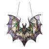 Halloween Colorful Bat Hanging Decoration Stained Glass 2D Flat Acrylic
