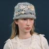 HANDICRAFT KNIT BLOOM HAT_FOG
