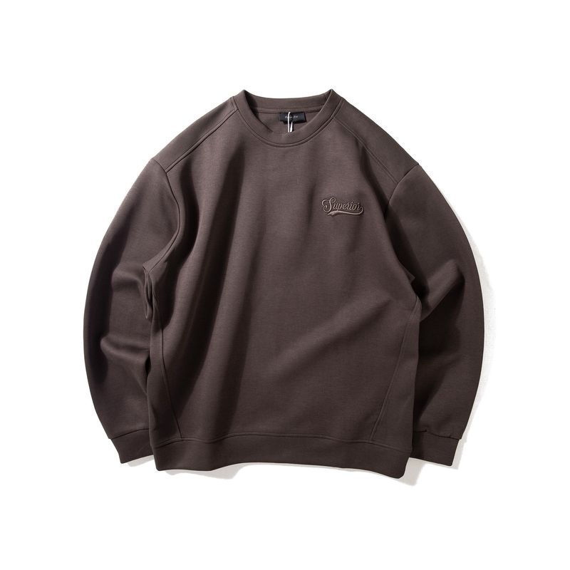 Men's Sweatshirt 2025 Spring and Autumn Season Round Neck Basic Versatile Top American Retro Air Cotton Trendy Pullover Jacket