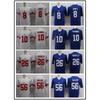 NFL New York Giants Maglia Personalizzata Barkley 26 Jones 8 Manning 10 Uniforme da Football Americano da Uomo Appassionati di Sport