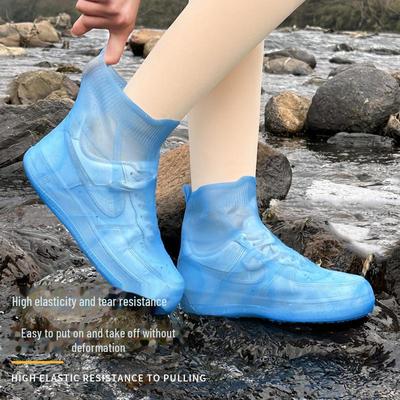 Waterproof Non-Slip Silicone Rain Boot Covers for Men and Women - Durable and Thick for Outdoor Use On Rainy Days