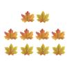 Thanksgiving Festival Theme Hair Clip Set of 10 for Women Girl Nonslip Leaf Barrettes All Age Party Props Hair Ornament