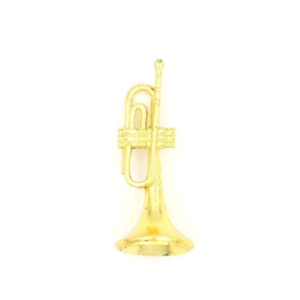 Saxophone Plastic Gold Musical Instrument Miniature Model Dollhouse Mini Musical  Scene Accessories