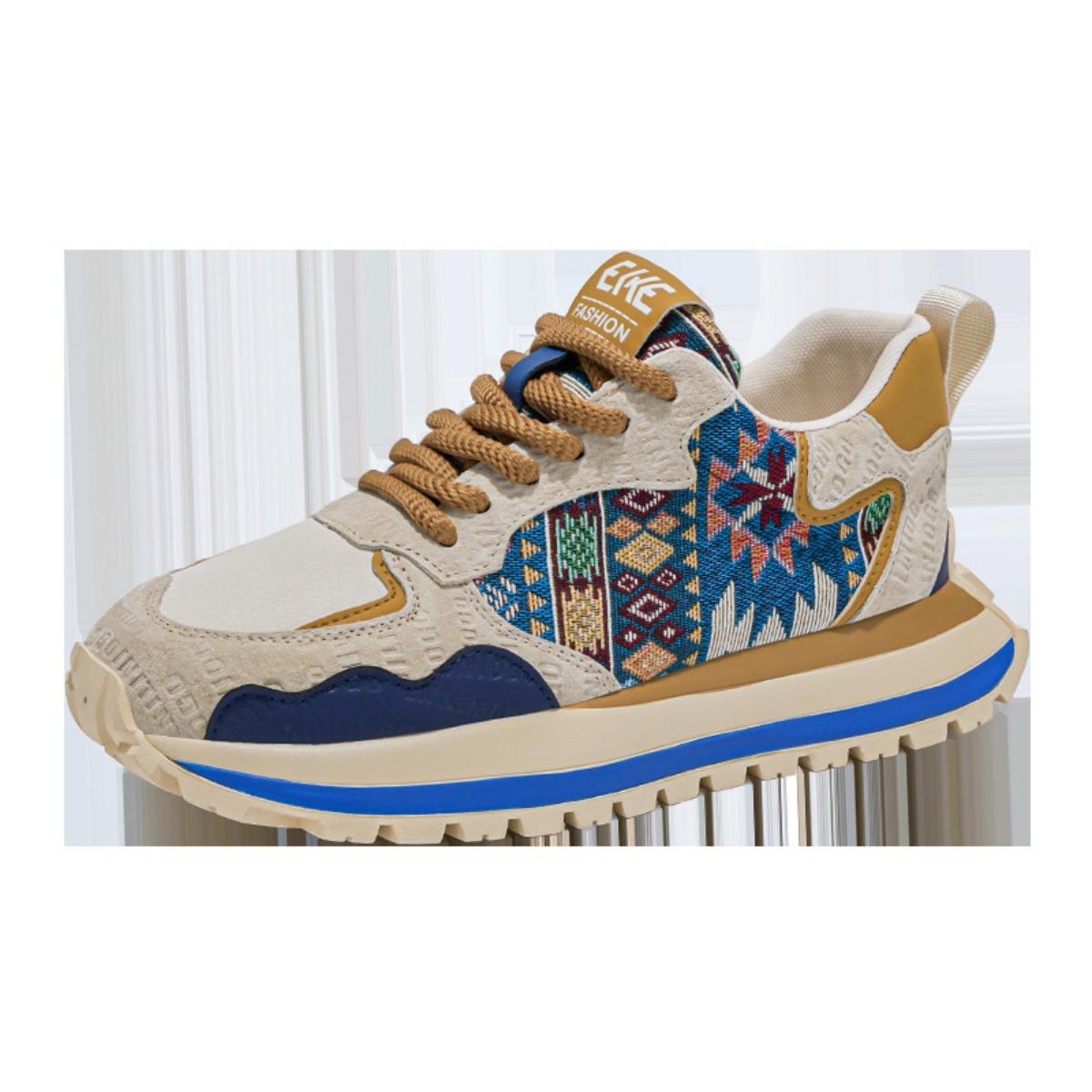 

Мужская обувь, Увеличивающая рост, Повседневная, Спортивная обувь, Подростки, Кожаная поверхность, Толстая подошва, Модная обувь для папы 43 синий