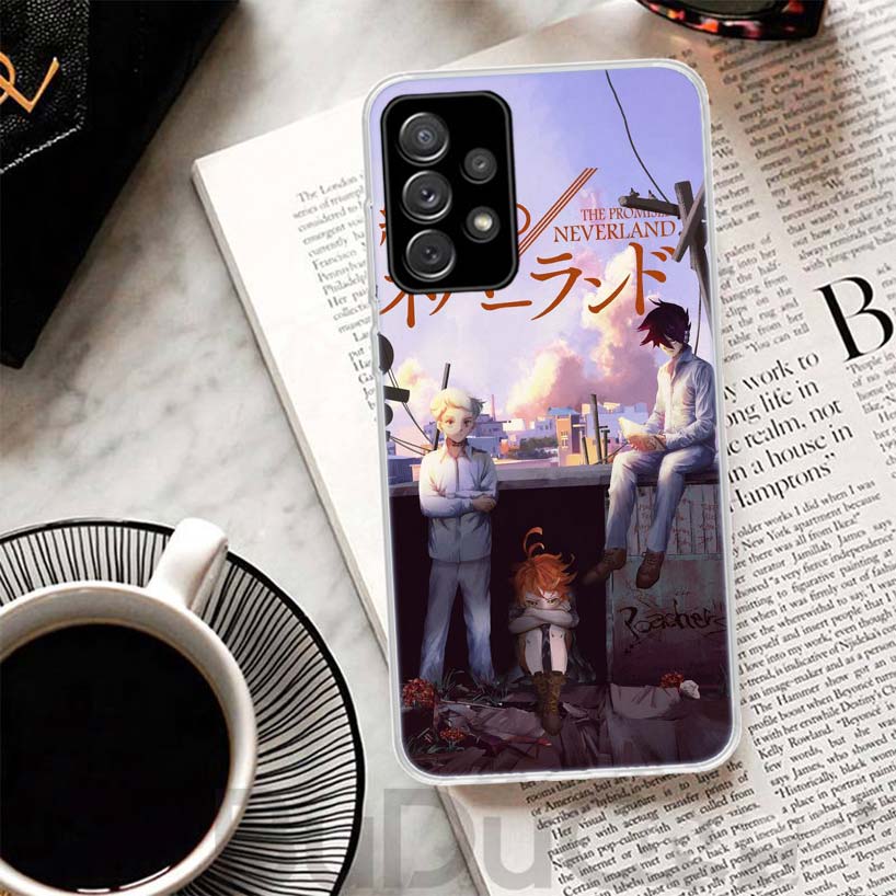 The Promised Neverland Anime Cover For Samsung Galaxy A52 A53 A12 A13 A72 A73 Phone Case A22 A23 A32 A33 A02S A03S A42 5G Print