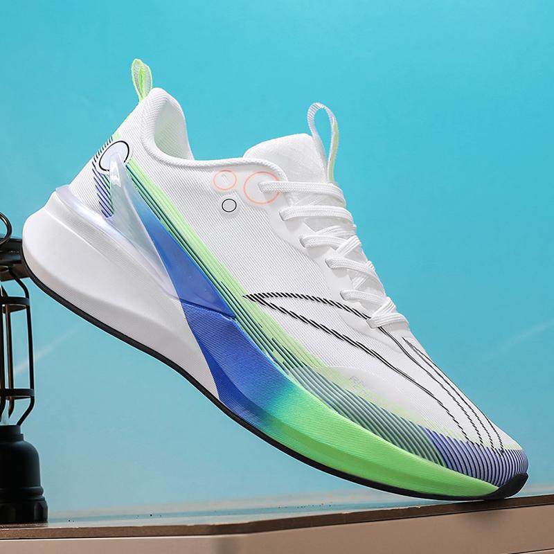 Sneakers Men's Year of the Snake Running Shoes Men's Carbon Board Sports Shoes Men's and Women's Same Lightweight Outdoor Shock Absorbing Men's Shoes