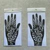 2025 Neues Professionelles Henna Schablone Temporäres Handtattoo Körperkunst Aufkleber Vorlage Hochzeit Werkzeug Blume Tattoo Schablone