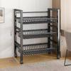 Floor-Standing Multi-Layer Kitchen Storage Rack for Fruits and Vegetables