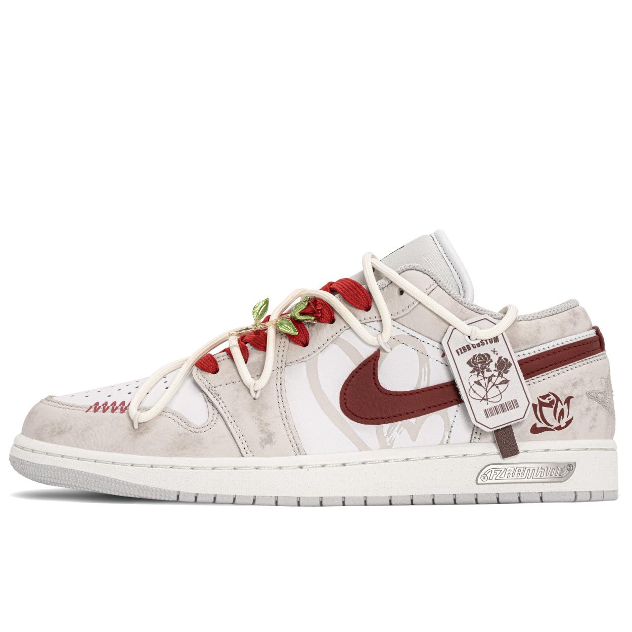 

Jordan Air Jordan 1 Heart Messenger Низькі вінтажні баскетбольні кросівки Унісекс Червоно-коричневі FQ8041-300(КомандаA-)