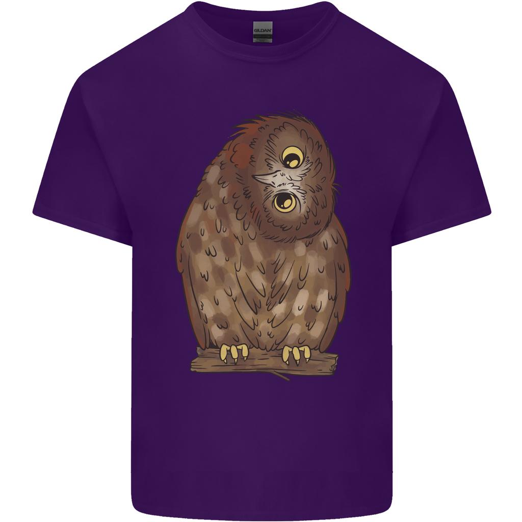 A Funny Owl Unisexs Light Cotton TShirt