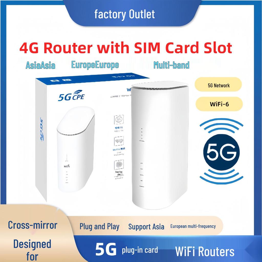 5G Dual-Band Wi-Fi 6 Gigabit Router with True 5G Signal Sharing