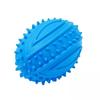 Interactive Dog Toy Ball With Sound - TPR Football Shape Chew Mental Stimulation Training