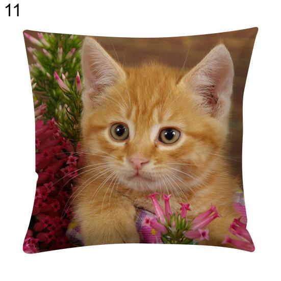 

Yousheng, мульти-стиль, квадратная наволочка, милые кошки, подушка, подушка, чехол, декор для дивана