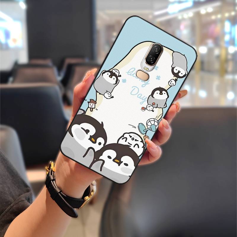 Nárazuvzdorné Vodotěsné Pouzdro na Telefon Pro OnePlus 6/1+6 Odolné proti Nárazům Silikonové Prachotěsné Graffiti Kreslené Zvířata Roztomilé Odolné