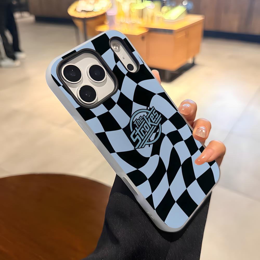 Band The S-strokes Phone Case For IPhone 17 Air 16 E 15 14 Plus 13 12 11 Pro Max Jelly 2 In 1 Protective Case