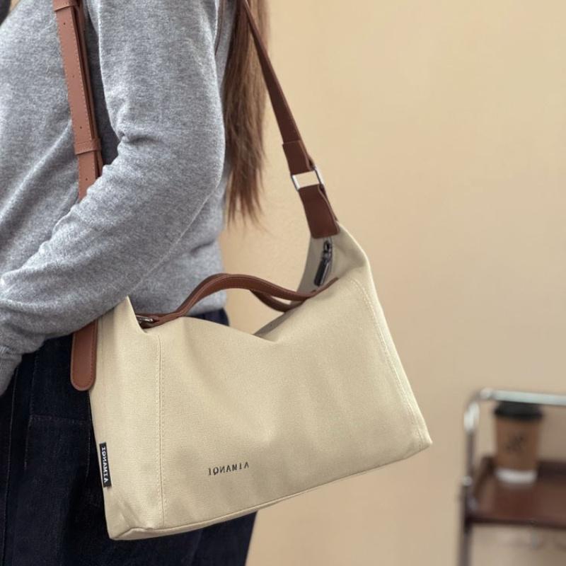 Original Japanische und Koreanische Mode Einfache Pendler-Tragetasche Literarisch Lässig Vielseitig Studentenhandtasche Umhängetasche