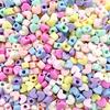 Star Heart Shape Beads For Kids Colorful Loose Beads Hair Tie Accessory For Creative Braiding And Crafting Project Supply