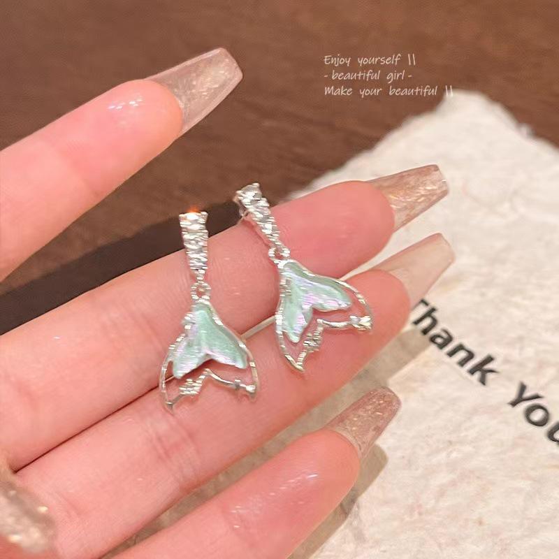 Elegant Bow-Knot Tassel Alloy Earrings for Women's 2025 Spring/Summer