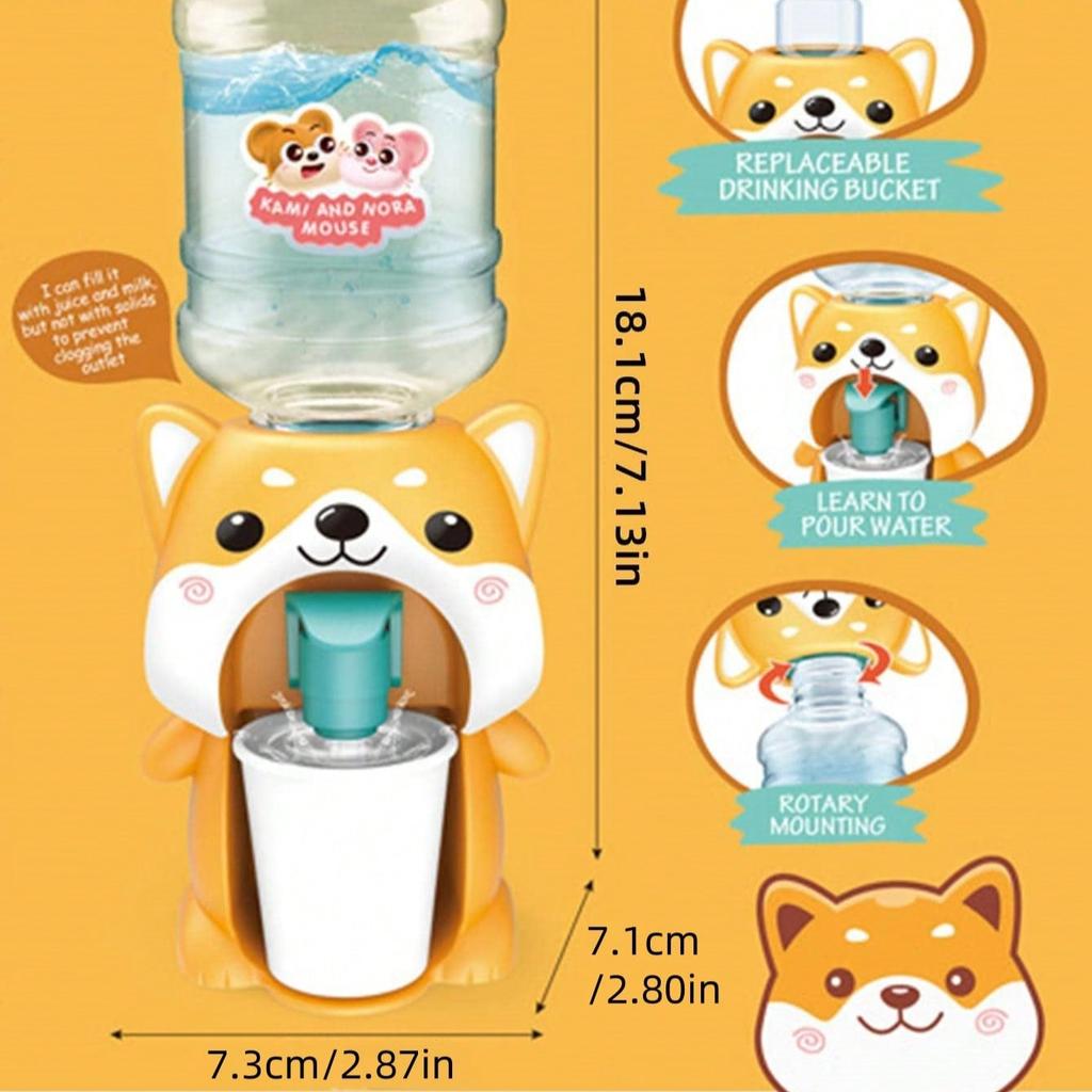 1 Stück Niedliches Tierdesign Trinkbrunnen, Kleiner lustiger Trinkbrunnen, Trinkspielzeug aus Kunststoff, Neujahrsgeschenk, Valentinstagsgeschenk, Partygeschenke Geburtstag
